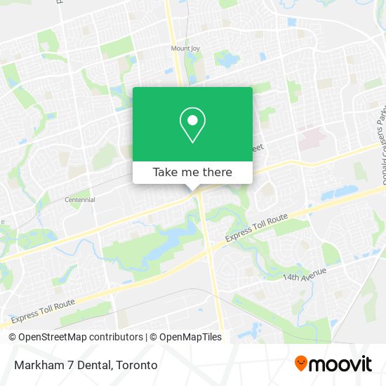 Markham 7 Dental map