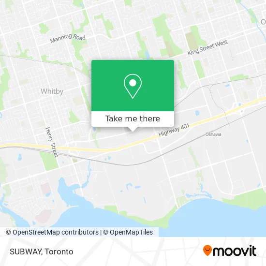 SUBWAY map