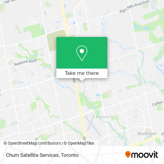 Chum Satellite Services map