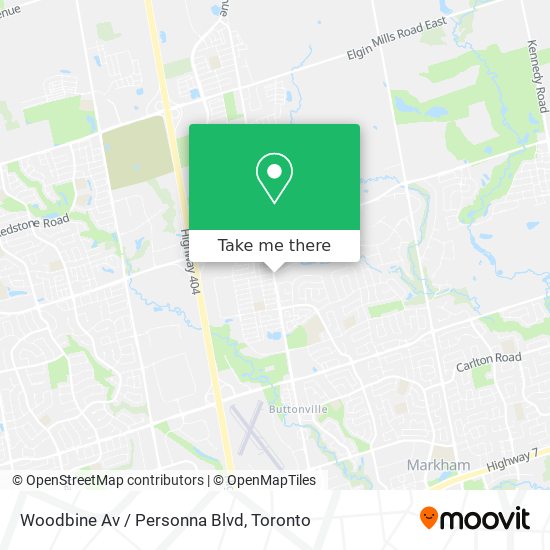 Woodbine Av / Personna Blvd plan