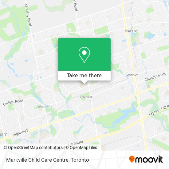 Markville Child Care Centre map
