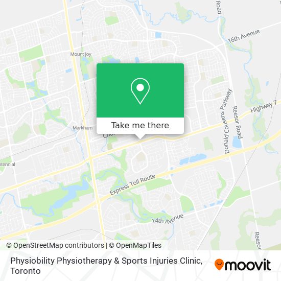 Physiobility Physiotherapy & Sports Injuries Clinic map