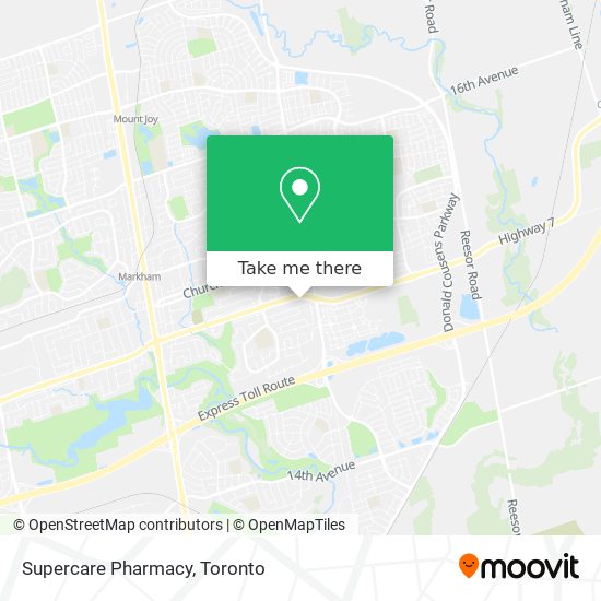 Supercare Pharmacy map