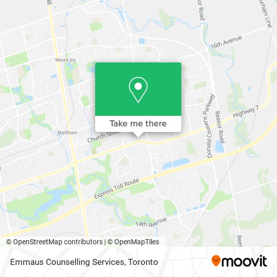 Emmaus Counselling Services map