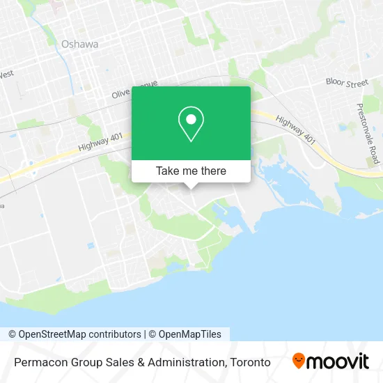 Permacon Group Sales & Administration map
