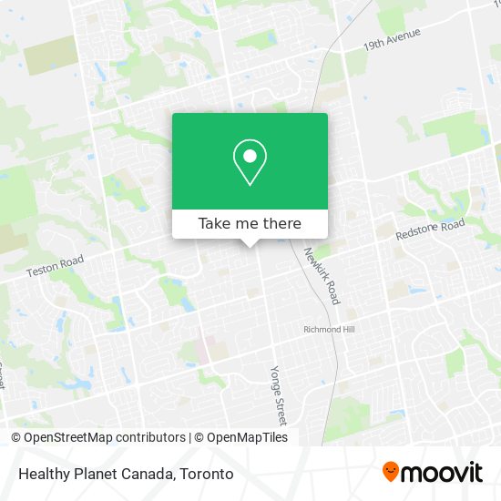 Healthy Planet Canada plan