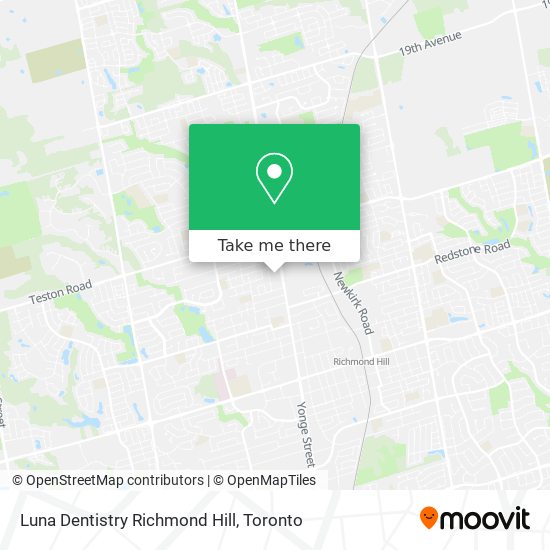 Luna Dentistry Richmond Hill plan