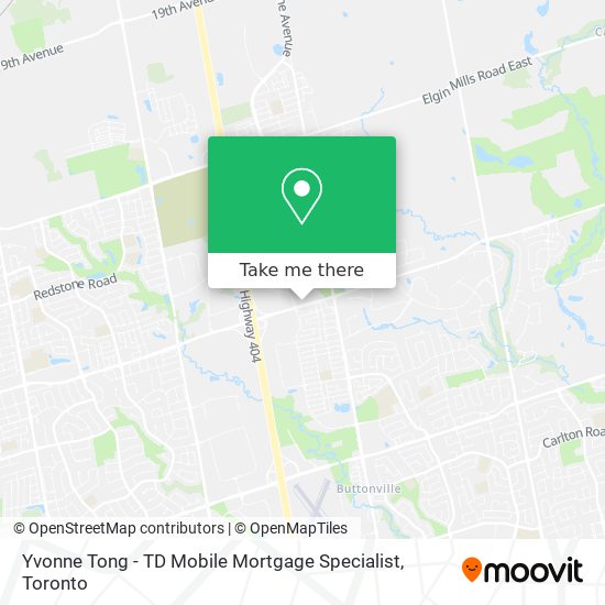 Yvonne Tong - TD Mobile Mortgage Specialist plan