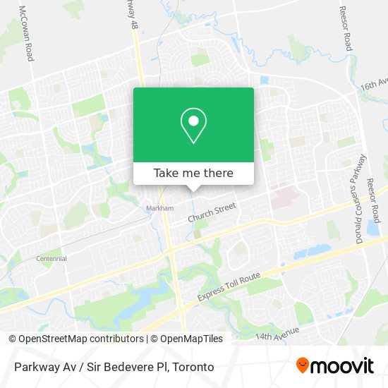 Parkway Av / Sir Bedevere Pl map