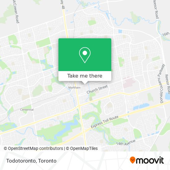 Todotoronto map