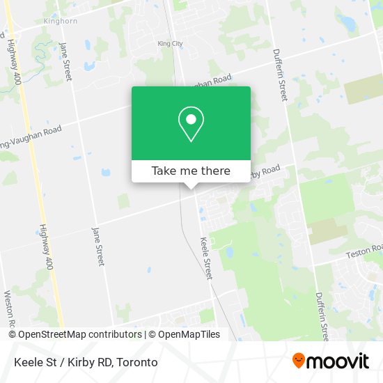 Keele St / Kirby RD map