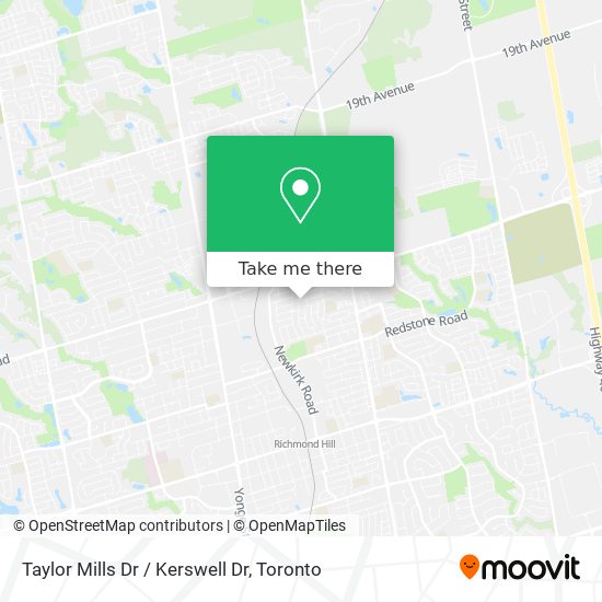 Taylor Mills Dr / Kerswell Dr map
