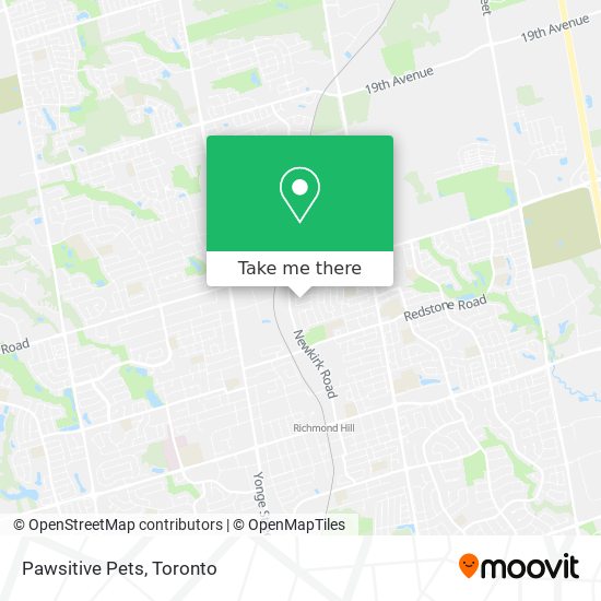 Pawsitive Pets map