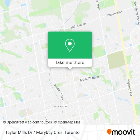Taylor Mills Dr / Marybay Cres plan