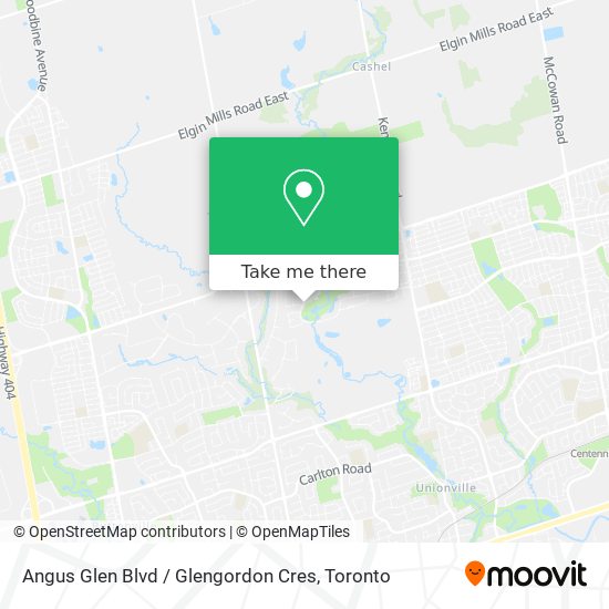 Angus Glen Blvd / Glengordon Cres plan