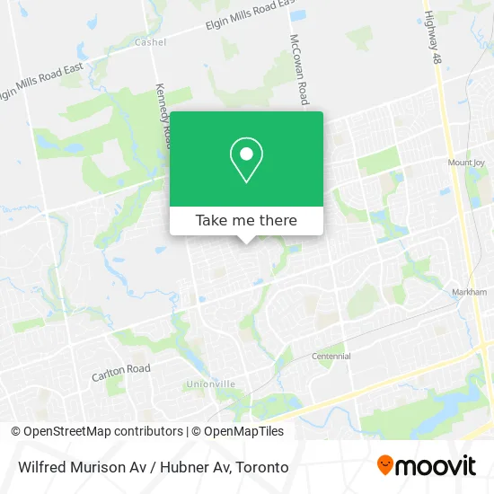 Wilfred Murison Av / Hubner Av map
