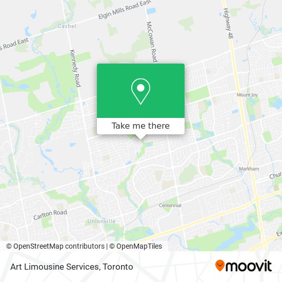 Art Limousine Services map
