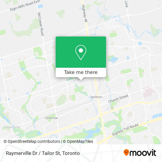 Raymerville Dr / Tailor St map