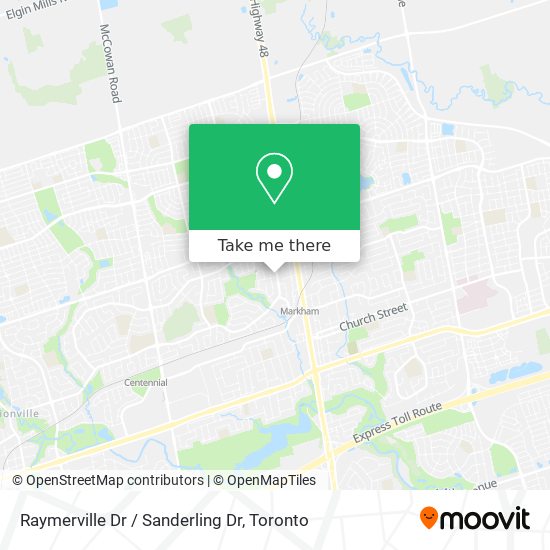 Raymerville Dr / Sanderling Dr map