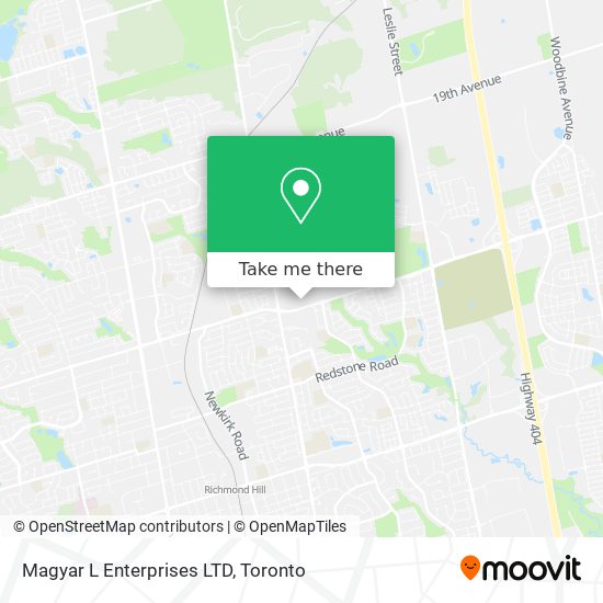 Magyar L Enterprises LTD map