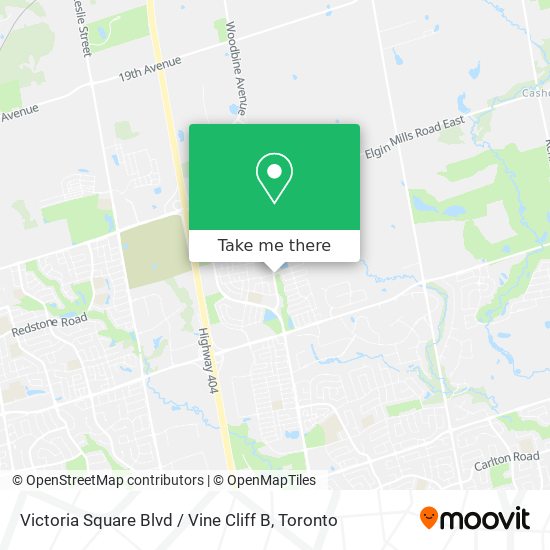 Victoria Square Blvd / Vine Cliff B map