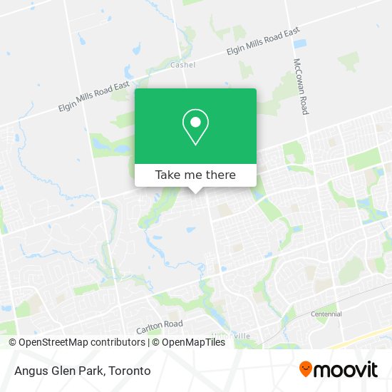 Angus Glen Park map