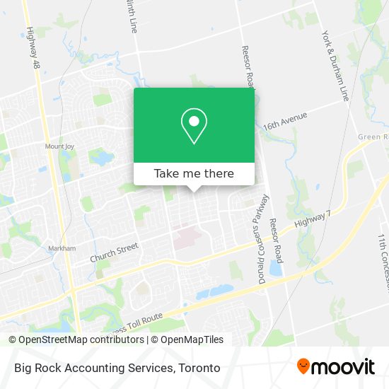 Big Rock Accounting Services map