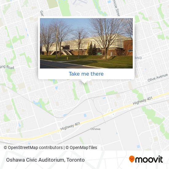 Oshawa Civic Auditorium plan