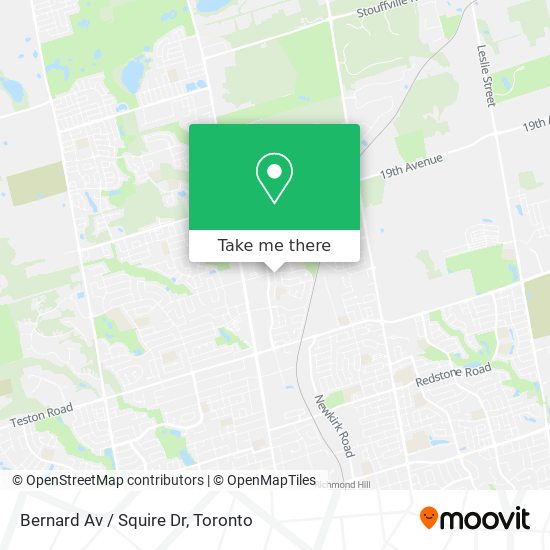 Bernard Av / Squire Dr map