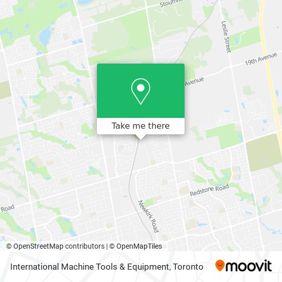 International Machine Tools & Equipment map
