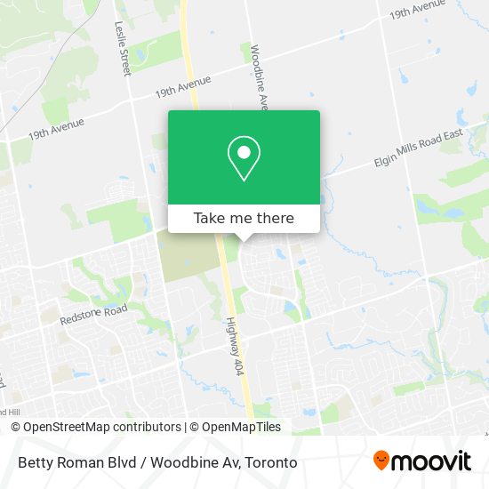 Betty Roman Blvd / Woodbine Av plan