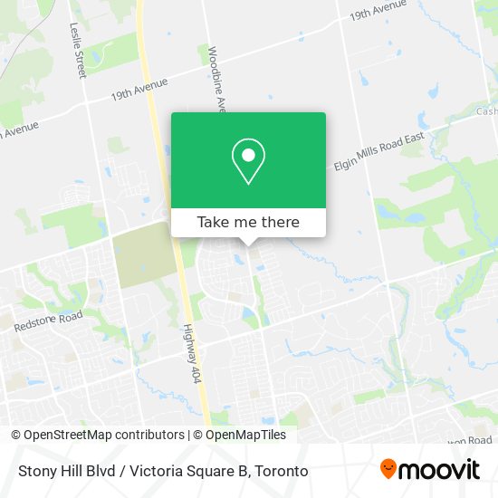 Stony Hill Blvd / Victoria Square B map