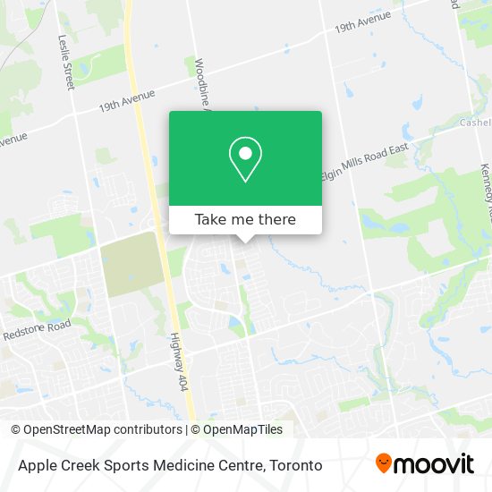 Apple Creek Sports Medicine Centre map