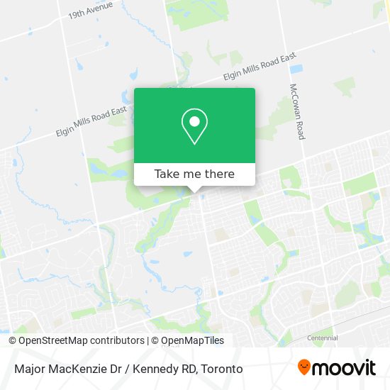 Major MacKenzie Dr / Kennedy RD plan