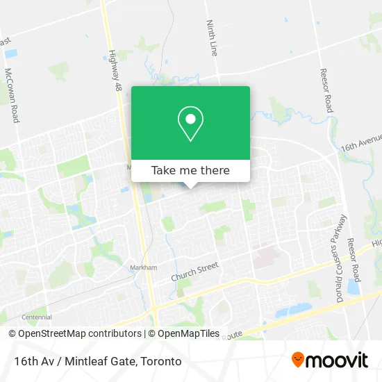 16th Av / Mintleaf Gate map