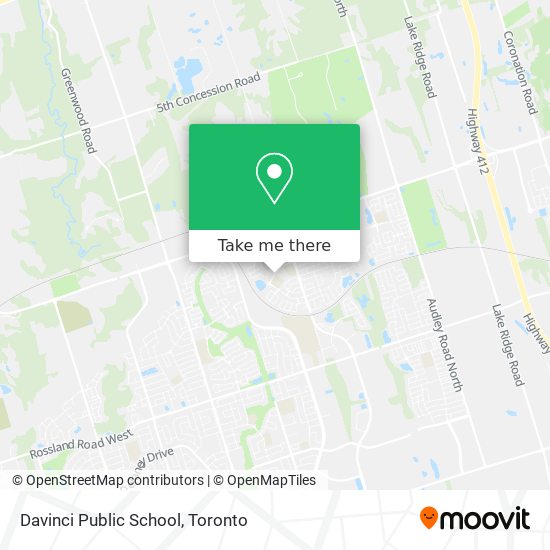 Davinci Public School map