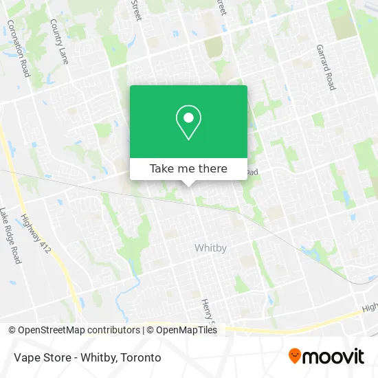 Vape Store - Whitby map