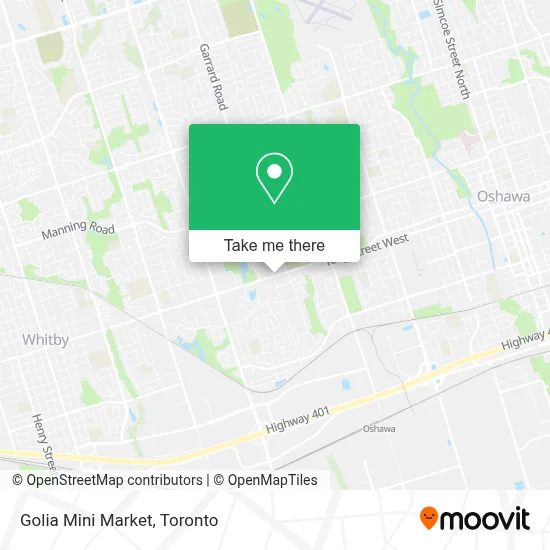 Golia Mini Market map