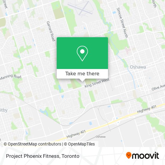 Project Phoenix Fitness map