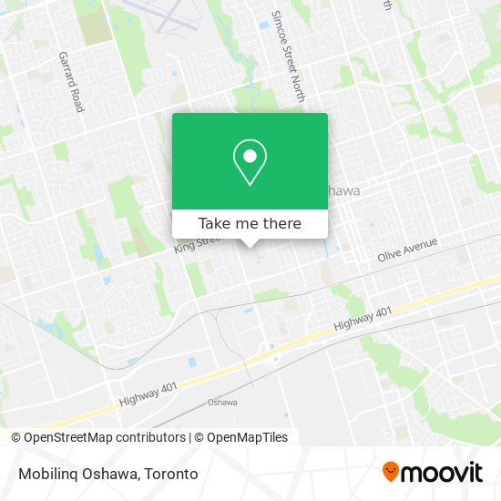 Mobilinq Oshawa map