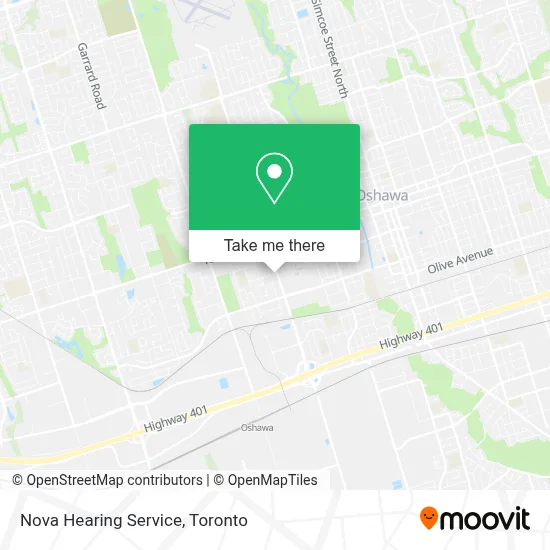 Nova Hearing Service map