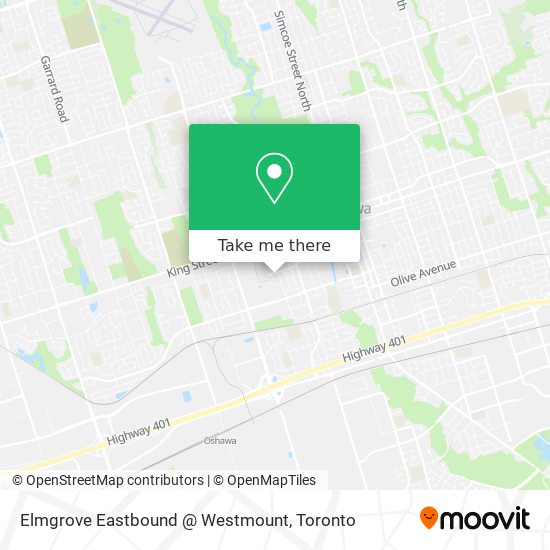 Elmgrove Eastbound @ Westmount map