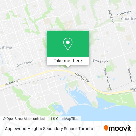 Applewood Heights Secondary School plan