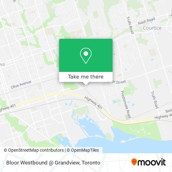 Bloor Westbound @ Grandview plan