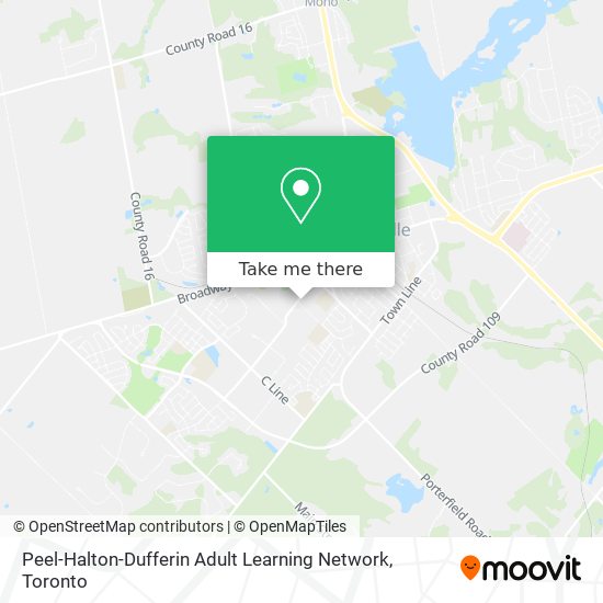 Peel-Halton-Dufferin Adult Learning Network plan