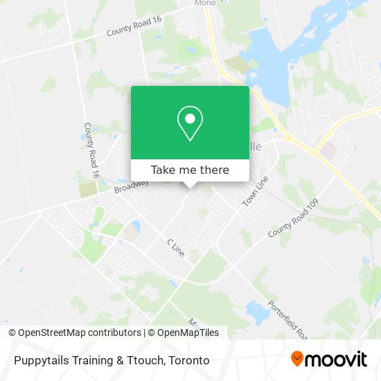 Puppytails Training & Ttouch map