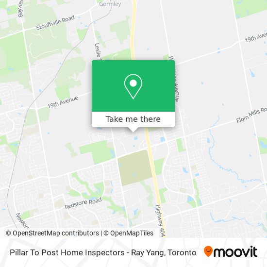 Pillar To Post Home Inspectors - Ray Yang map