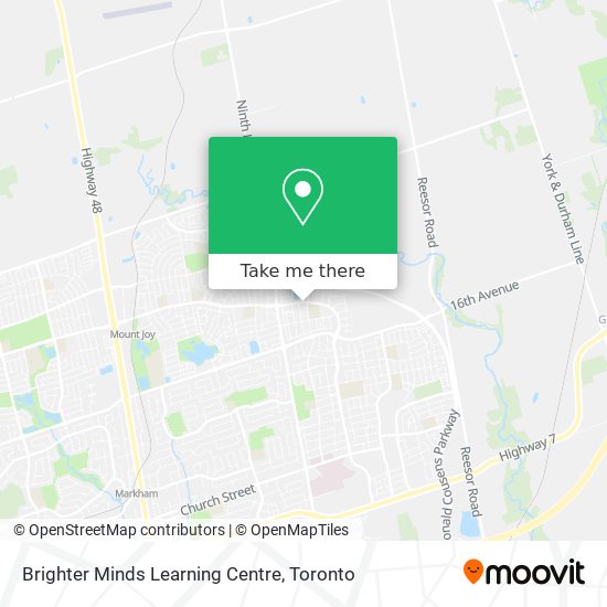 Brighter Minds Learning Centre map
