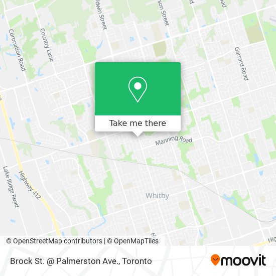 Brock St. @ Palmerston Ave. map
