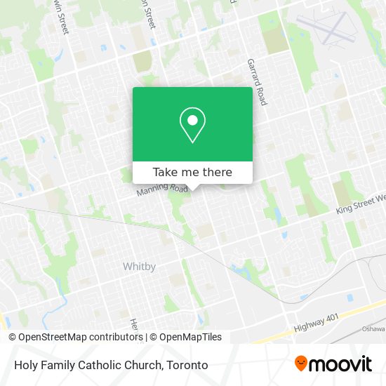 Holy Family Catholic Church map